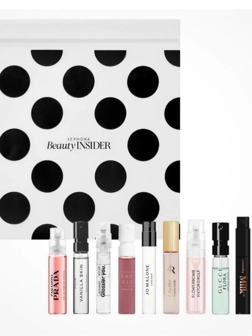 Sephora September 2026 fragrance sample bag - 10 vials